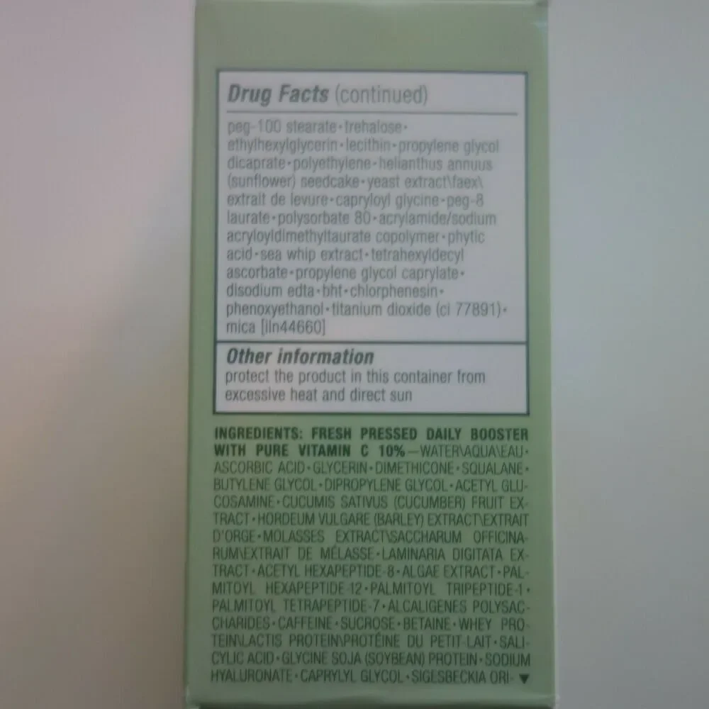 NEW CLINIQUE Fresh Pressed 7 Day Recharge System Vit. C De-Aging Combo/Oily Skin - Picture 7 of 7